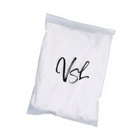 Sacs refermables en PE givré biodégradable et recyclable personnalisés pour pochettes de vêtements et chaussettes avec logo imprimé en gravure