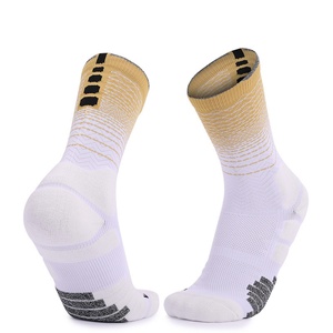 Professional Knitted <b>Knee</b>-<b>High</b> Compression Soccer Training <b>Socks</b> Men/Women Breathable Quick Dry Anti-Slip Anti-Bacterial Terry - Product Image 5
