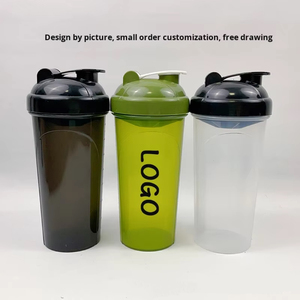 700ml両面プリントサッカーカップシェーカーフィルターティーセパレータープラスチックスポーツフィットネスウォーターカップメーカー再利用可能 - Product Image 4