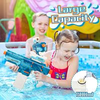 Pistolet à eau électrique automatique pour enfants Pistolet à eau de tir continu idéal pour les fêtes à la piscine Batailles d'eau d'été Jeux de plein air