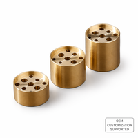 Ensemble de porte-encens zen japonais en laiton personnalisé Dunyi, 3 tailles, poli à la main, brûleur en métal massif, attrape-cendres, vente en gros