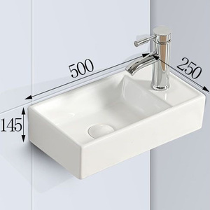 Salle de bain moderne mueble lavamano evier lavatorio lavabo d'angle vanité design éviers utilitaires évier de salle de bain mural - Product Image 6
