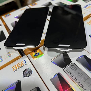 Protector de pantalla de privacidad de 4 vías de 360 ° para <span class=keywords><strong>iPhone</strong></span> 16 15 14 13 <span class=keywords><strong>12</strong></span> 11 Pro Max película de vidrio templado de cobertura completa antiespía - Product Image 6