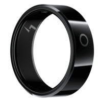 Pinteek RN01 Smart Ring 8-13 taille 5ATM étanche 7 jours d'autonomie de la batterie avec contrôle tactile pour hommes femmes