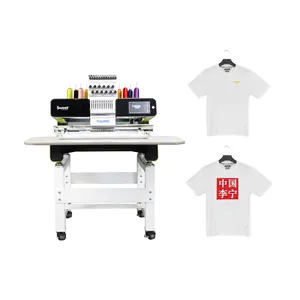 2021 hot sale embroidery machine computerized single head t-shirt embroidery machine