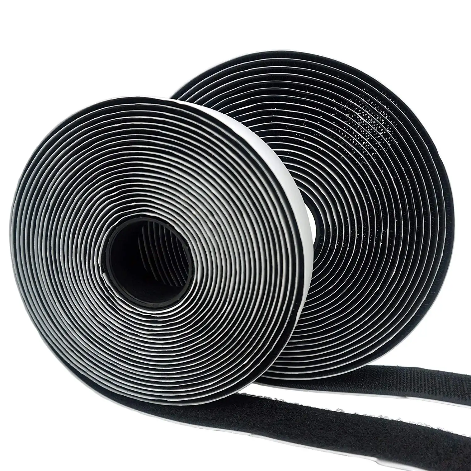 Strong sticky adhesive hoop and loop fastener tape