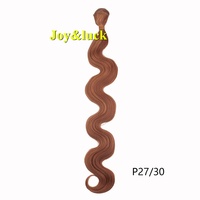 Extensions de cheveux synthétiques ondulés de 24 pouces, tissage simple, pré-étirés, pour femmes – Meilleures ventes