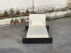 <span class=keywords><strong>Tumbona</strong></span> moderna de lujo de aluminio para exteriores <span class=keywords><strong>con</strong></span> <span class=keywords><strong>reposabrazos</strong></span> ancho, sillón de Metal para Villa, piscina, jardín lateral o uso en el parque - Product Image 5