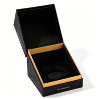 Boîte rigide portable de luxe personnalisée avec logo en feuille d'or, design écologique recyclable, insert en mousse EPE protectrice, matériaux recyclés