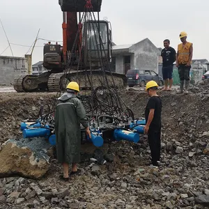 Hidrolik untuk 30 Ton Excavator Terminator Batu Beton Pile Breaker