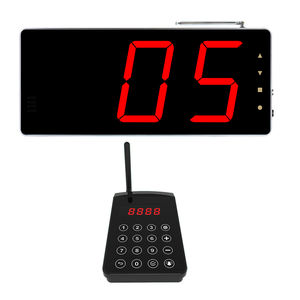 Jiantao จอแสดงผล <span class=keywords><strong>LED</strong></span> ไร้สายระบบการจัดการคิวร้านอาหารและคาเฟ่พร้อมเพจเจอร์สำหรับใช้ในโรงพยาบาล - Product Image 4