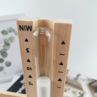 Hérisson personnalisé 15 Minutes, horloge, sable en bois, minuterie, vente en gros, livraison gratuite