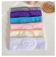 Bandeau de spa personnalisé avec logo pour femmes et filles, en microfibre, pour le soin de la peau, le lavage du visage et le maquillage