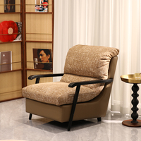 Fauteuil de détente moderne rembourré, fauteuil d'appoint pour salon