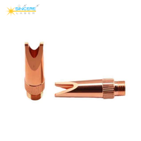 Buse de soudage laser à fibre portative, buse en cuivre durable, soudage lisse sans scories, buse de guidage, marque QILIN