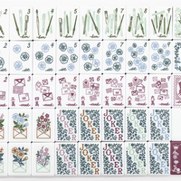   Boîte Etb, boîte officielle, grandes tuiles de Mahjong, grandes tuiles de Mahjong américaines, tuiles de Mahjong en acrylique de luxe, tuiles de Mahjong
