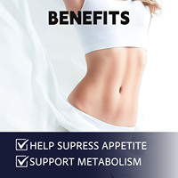 Brûleur de graisse pour femmes en gélules souples avec complexe CLA, favorise une perte de poids saine et tonifie, aide à supprimer l'appétit et stimule le métabolisme