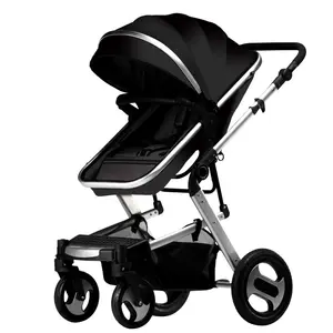 Portable Light Foldable Reversible Poussette Baby Luxury Pram Children's Stroller 2 in 1