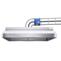 Penghisap Asap Dapur Komersial Stainless Steel Daya Hisap Besar untuk Kantin, Restoran, Hotel, dan Perlengkapan Barbekyu