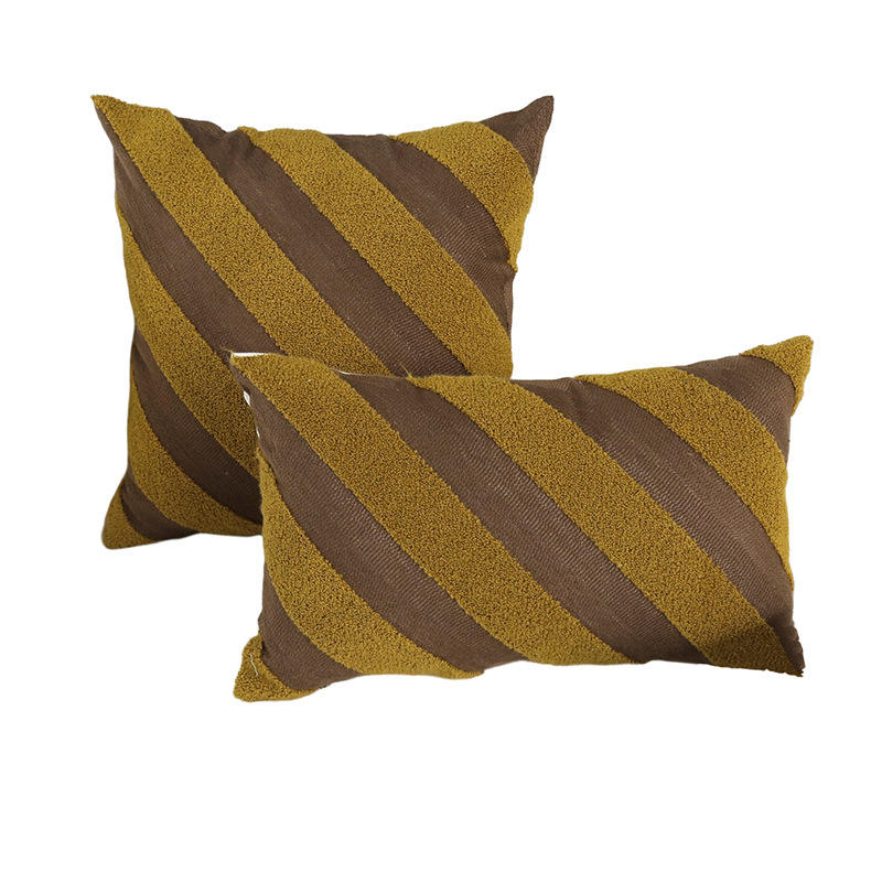 Rayé jaune-marron (noyau non inclus)