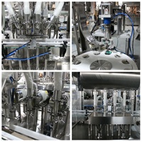 Machine de remplissage à chaud multi-têtes pour pots de sirop haute viscosité, sauces piquantes et préparations chocolatées 250g