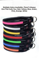 Collier lumineux pour chien à LED rechargeable par USB, collier de sécurité pour animaux de compagnie qui brille dans le noir, en cuir PU réfléchissant, rubans simples, taille moyenne et grande