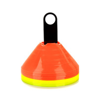 Hauteur 7.5cm Cônes de disque de football Les cônes de disque d'agilité peuvent être personnalisés avec la couleur et le logo sur le disque marqueur
