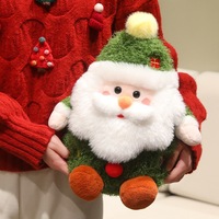 Poupée en peluche de Noël créative personnalisée, Père Noël et Bonhomme de neige en dessin animé, jouet en peluche, nouveau design, décoration de Noël pour la maison, cadeau