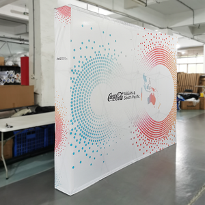 <span class=keywords><strong>Backdrop</strong></span> Pameran Kain Tension 8*10ft yang Dapat Disesuaikan, Display <span class=keywords><strong>Backdrop</strong></span> Pameran Dagang, Banner Dinding Pameran, <span class=keywords><strong>Stand</strong></span> Booth Aluminium - Product Image 1