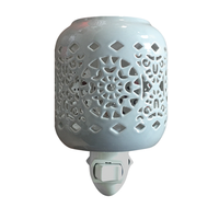 110 tension cire fondre chauffe-bougie en porcelaine brûleur d'encens électrique Mini cadeau fondre cire chauffe-bougie lampe