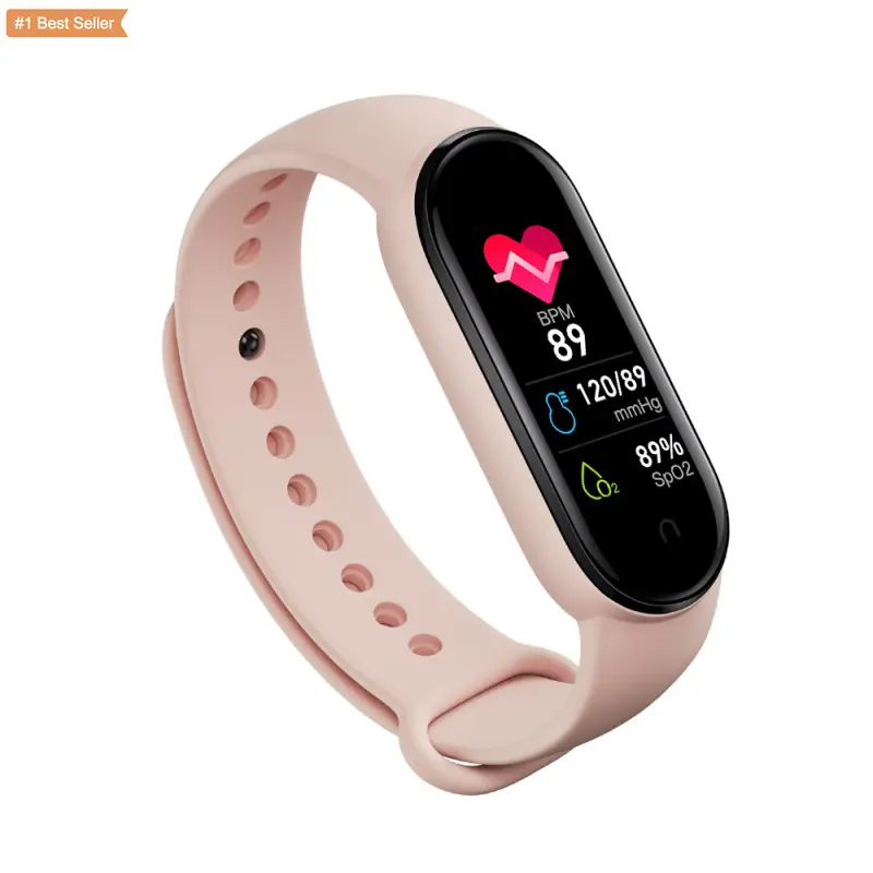 Wristband Magnet Pedometer Smart Band M3 M4 M5 M6 Blood Pressure Heart Rate Fitness Tracker Smart Watch Sports M6 Smart Bracelet