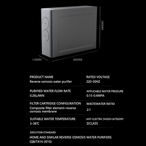 Reverse Osmosis Electric <strong>Water</strong> Purifier-No-<strong>Water</strong>-Tank Design Quick <strong>Filter</strong> Replacement 3-Stage Filtration for Household Hotel Use - Product Image 4