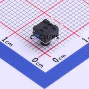TS-1109G-5026 Tactile Switch Through hole Component (THT) Switch Single Pole Single Throw Round Button 2.6N Right Angle Insert - Product Image 2