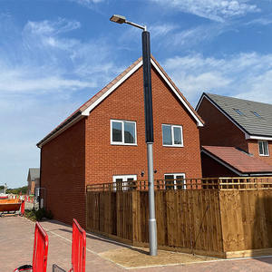 Offre Spéciale d'usine Ecosolar 120W tubulaire panneau solaire lampadaire cylindrique extérieur lampadaire monocristallin à haute efficacité - Product Image 3