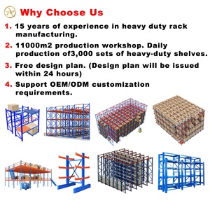 رف تخزين للخدمة الشاقة قابل للتعديل حسب الطلب في المخزن ، - Product Image 5