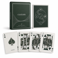 Cartes à jouer promotionnelles écologiques personnalisées avec emballage en boîte sur mesure pour événements B2B, cadeaux et activation en vente au détail