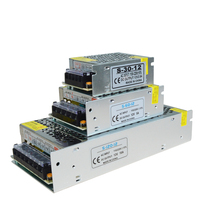 VOTOO 110V/220V Input 12V 5A 120W IP20 Efisiensi 95% Catu Daya Switching LED Tunggal Model N-120W-24
