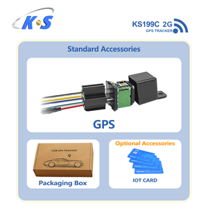 Rastreador <span class=keywords><strong>GPS</strong></span> GSM KS199C-2G con Aplicación Android, Anti-Robo, Arranque/Parada Remota del Motor, Alarma de Velocidad para Motocicleta y Automóvil - Product Image 3