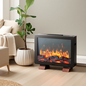 <span class=keywords><strong>Cheminée</strong></span> électrique professionnelle avec flamme LED et technologie d'<span class=keywords><strong>imitation</strong></span> de charbon de bois, <span class=keywords><strong>chauffage</strong></span> commercial pour hôtel, restaurant, grande capacité - Product Image 5