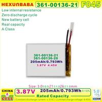 3.87V 205mAh 302126 baterai Li-Ion polimer untuk jam tangan pintar olahraga VENU SQ 2 361-00136-20 361-00136-21 F045