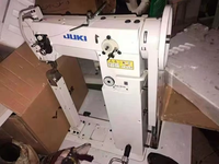 Machine à coudre industrielle d'occasion Juki 1690 1691 à point noué, à une aiguille, à point de surjet, avec crochet à axe vertical