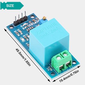 Zmpt101b hoạt động duy nhất giai đoạn điện áp cảm biến mô-đun 5 ~ 30V AC đầu ra biến áp Hội Đồng Quản trị với Dupont Cáp Loại sản phẩm ICS - Product Image 5
