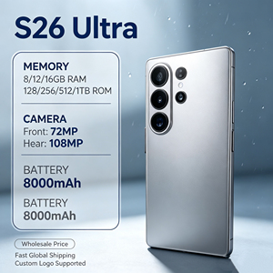 S26ดั้งเดิมใหม่ล่าสุดสมาร์ทโฟน Ultra Deca Core 108MP LTE CDMA 16GB + 1TB 5G แอนดรอยด์15แอลอีดี4K 120Hz โทรศัพท์สเปน - Product Image 2