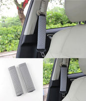 CR Housse de protection universelle en cuir souple et confortable pour ceinture de sécurité de voiture, 4 accessoires intérieurs, vente chaude
