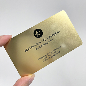 Sang trọng chuyên nghiệp tùy chỉnh in thẻ kinh doanh vàng khoảng trống kim loại khắc tên nơi logo nhãn Laser thẻ tín dụng - Product Image 4