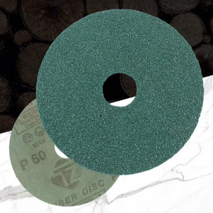 <span class=keywords><strong>Disque</strong></span> abrasif en fibre céramique à trous ronds de 4,5 pouces avec fixation auto-agrippante pour ponceuse et meulage de métaux OEM/ODM/OBM - Product Image 1