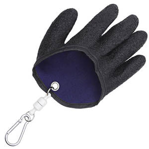 Guantes de Pesca Antipinchazos, Antideslizantes, de Goma Suave, Unisex, para Protección en Pesca al Aire Libre, con Gancho de Mosquetón - Product Image 1