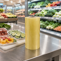 Vente directe du fabricant, film étirable en plastique de qualité alimentaire, film PVC, film alimentaire pour l'emballage des aliments