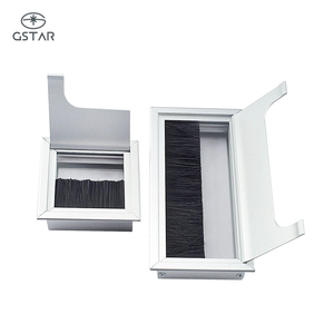 Tavolo da ufficio scrivania copri filo foro quadrato cavo di copertura in alluminio altri mobili ferramenta - Product Image 5