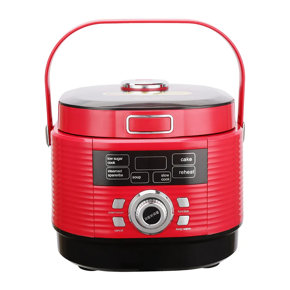 optionale Kapazität roter Multifunktions-Reiskocher elektrisch für die Küche